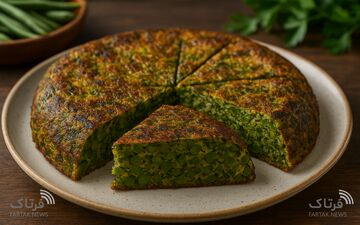 طرز تهیه کوکوی لوبیاسبز؛ غذایی ساده، خوش‌عطر و سالم برای همه سلیقه‌ها
