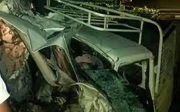 تصادف سه خودرو در جاده منوجان ۱۶ مصدوم بر جا گذاشت