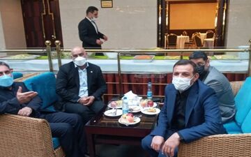 دیدار و گفتگوی سرپرست باشگاه پرسپولیس با رئیس فدراسیون فوتبال 