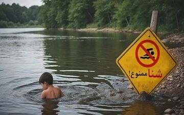 مرگ تلخ کودک ۳ ساله در استخر خانه‌باغ تفرش