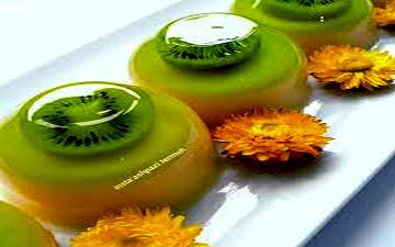 آموزش یک دسر جذاب | طرز تهیه ژله ویترینی با کیوی !