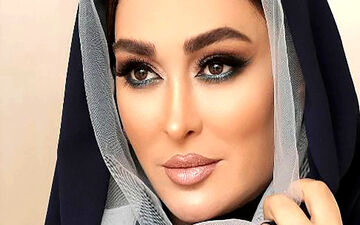 الهام حمیدی از شلوار پاره خود رونمایی کرد ! | جلف بازی عجیب الهام حمیدی با شلوار پاره