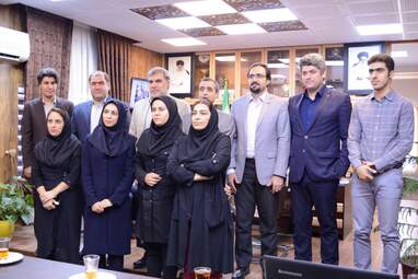 نشست اعضای انجمن نویسندگان، خبرنگاران و عکاسان ورزشی ایران - شعبه کرمانشاه با مدیرکل اداره ورزش و جوانان